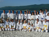 Letní cvičení karate v Chorvatsku, Rabac  12 - 19.6.2010