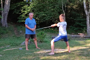 Letní tréninky v dojo Eden a v přírodě Letní tréninky v dojo Eden a v přírodě